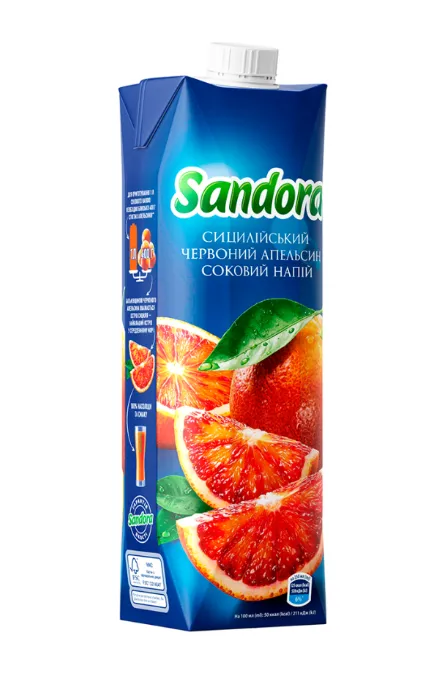 Сік Sandora Сиц. чер. Апельсин 1л