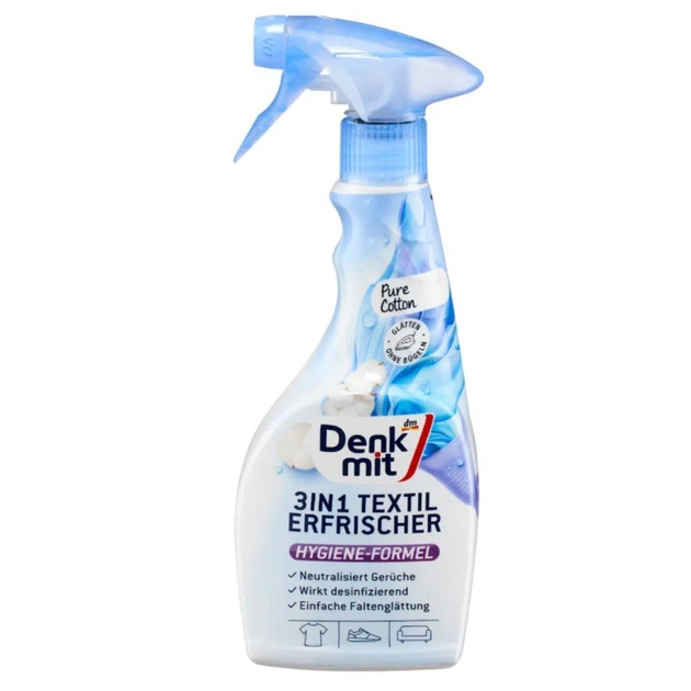 DM Освіжувач текстилю Textilerfrischer PURE COTTON 3in1 - 500 ml / 12 шт/ящ 