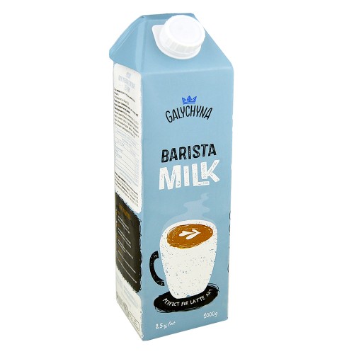[WIX_0000001222] Молоко Галичина Barista 2,5% 1л 12*
