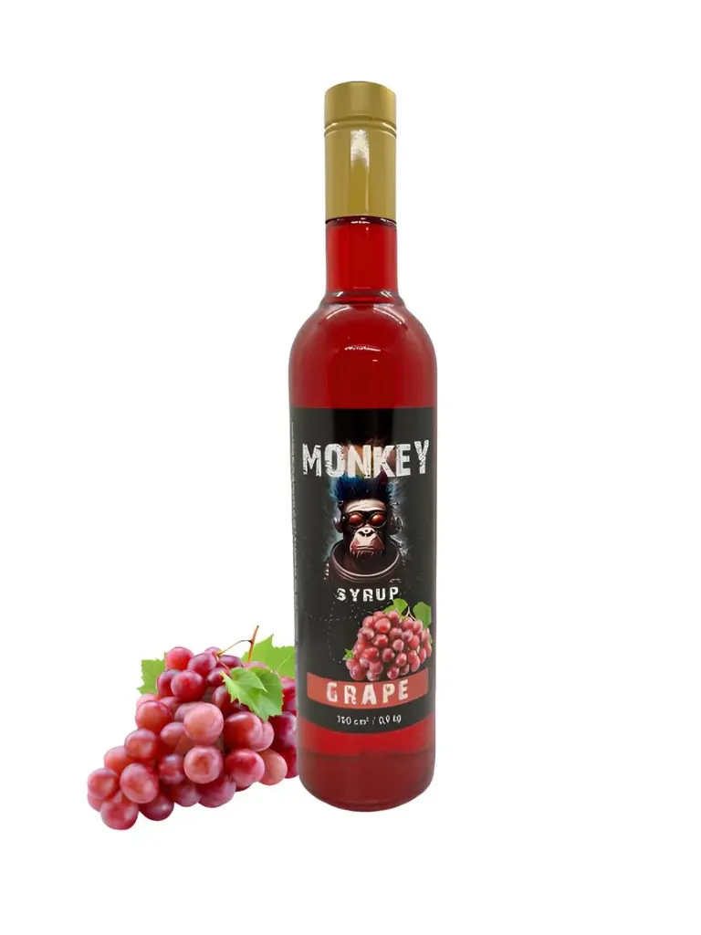 [WIX_0000001249] Сироп MONKEY Виноград червоний 0,7л