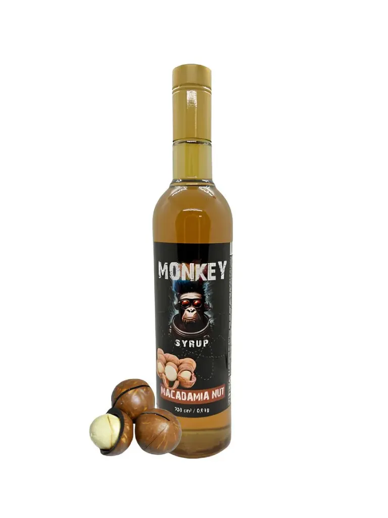 [WIX_0000001254] Сироп MONKEY Макадамський горіх 0,7л
