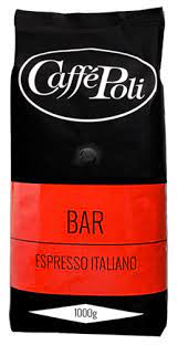 Poli BAR ROSSO кава зернова 1кг 10шт/ящ