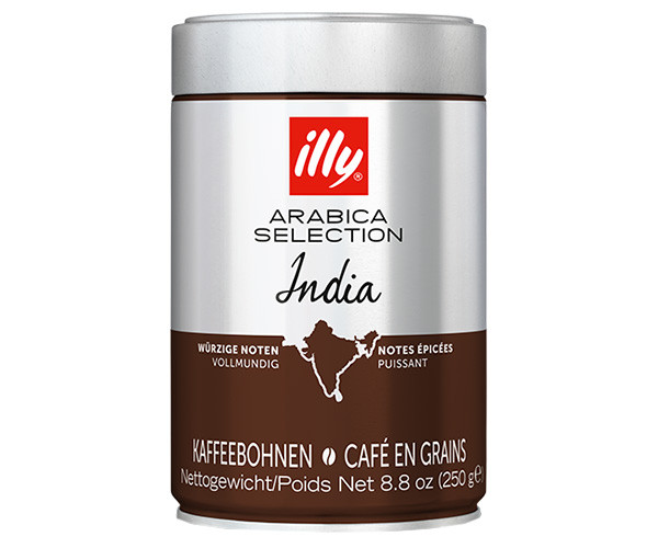 Illy Monoarabica India 250г зерно 6шт\ящ
